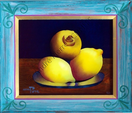 3 citrons sur un plat